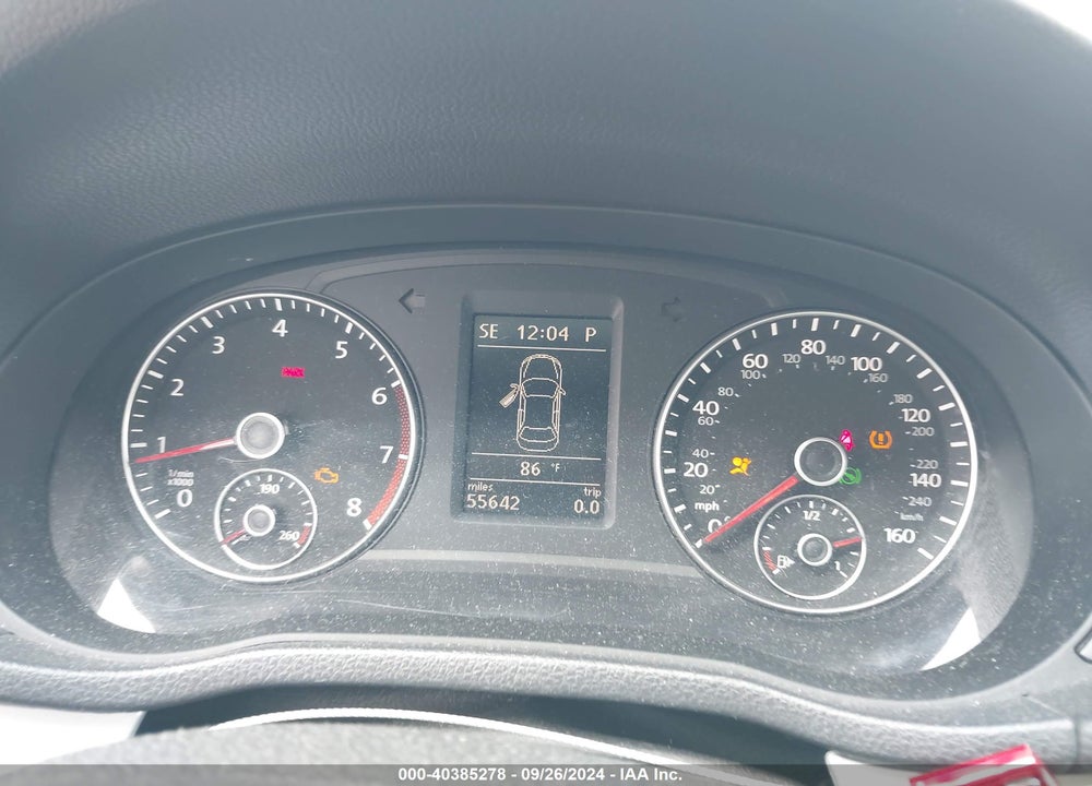 2012 VOLKSWAGEN PASSAT 2.5L SE VIN: 1VWBP7A30CC086884