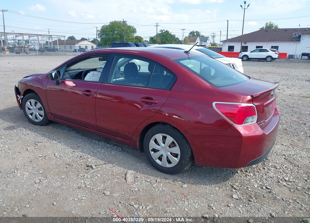 2016 SUBARU IMPREZA 2.0I VIN: JF1GJAA61GG009463