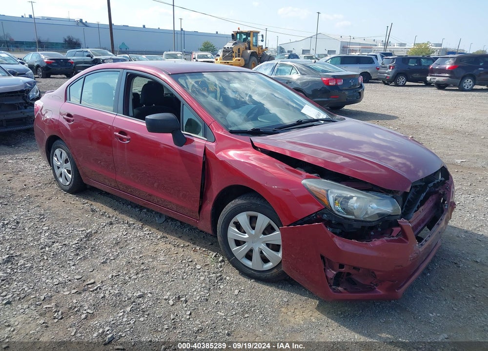2016 SUBARU IMPREZA 2.0I VIN: JF1GJAA61GG009463