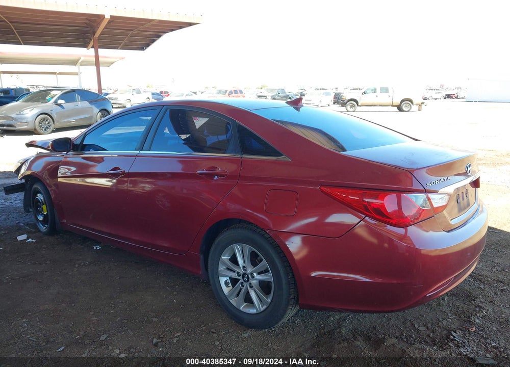 2013 HYUNDAI SONATA GLS VIN: 5NPEB4AC3DH659750