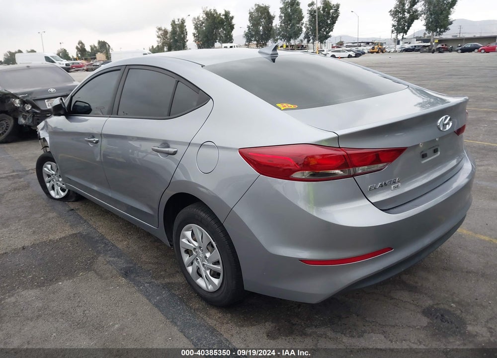 2017 HYUNDAI ELANTRA SE VIN: 5NPD74LF1HH199742