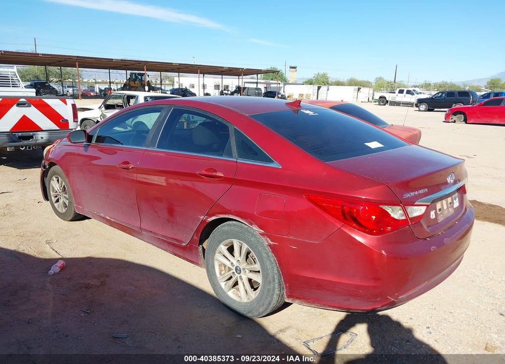 2012 HYUNDAI SONATA GLS VIN: 5NPEB4AC9CH338925