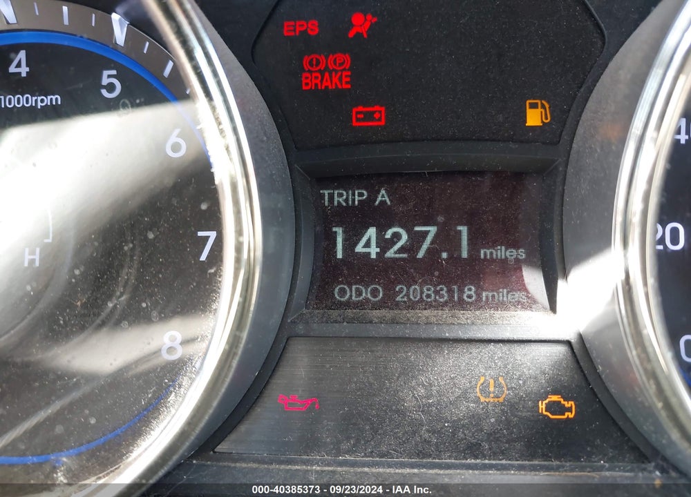 2012 HYUNDAI SONATA GLS VIN: 5NPEB4AC9CH338925