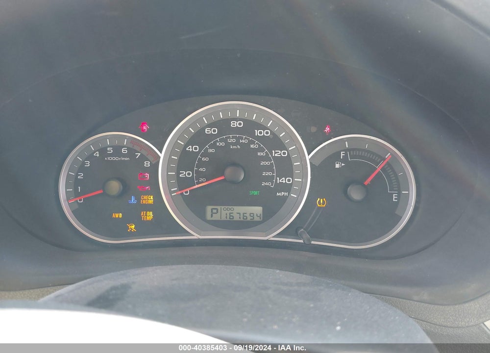 2008 SUBARU IMPREZA OUTBACK SPORT VIN: JF1GH63698H828058