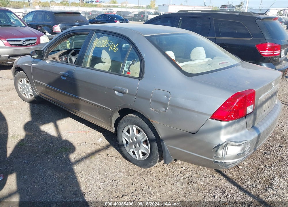 2003 HONDA CIVIC LX VIN: 1HGES16573L022218