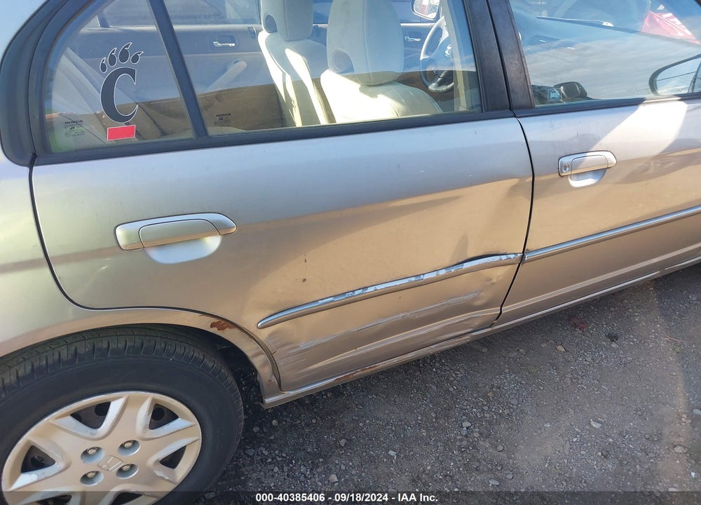 2003 HONDA CIVIC LX VIN: 1HGES16573L022218