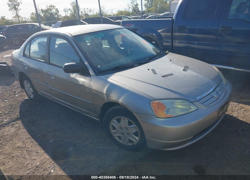2003 HONDA CIVIC LX VIN: 1HGES16573L022218