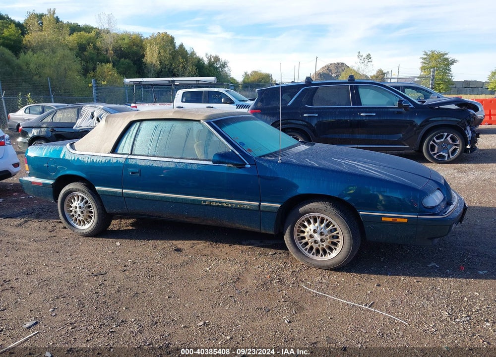 1995 CHRYSLER LEBARON GTC VIN: 1C3EU4534SF526852