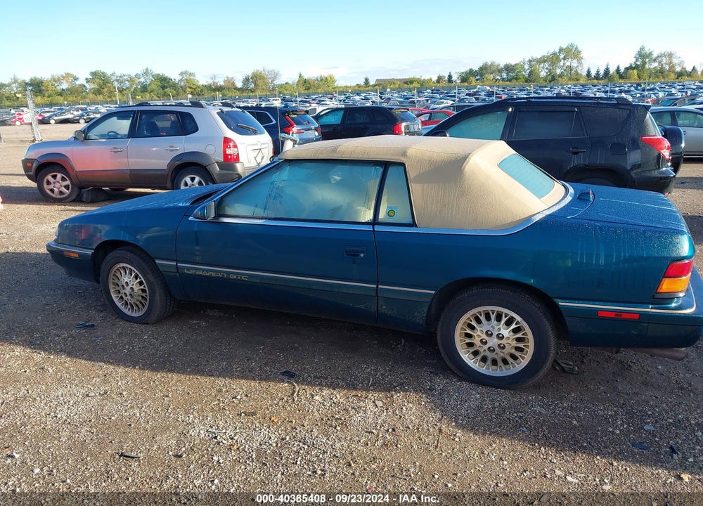 1995 CHRYSLER LEBARON GTC VIN: 1C3EU4534SF526852