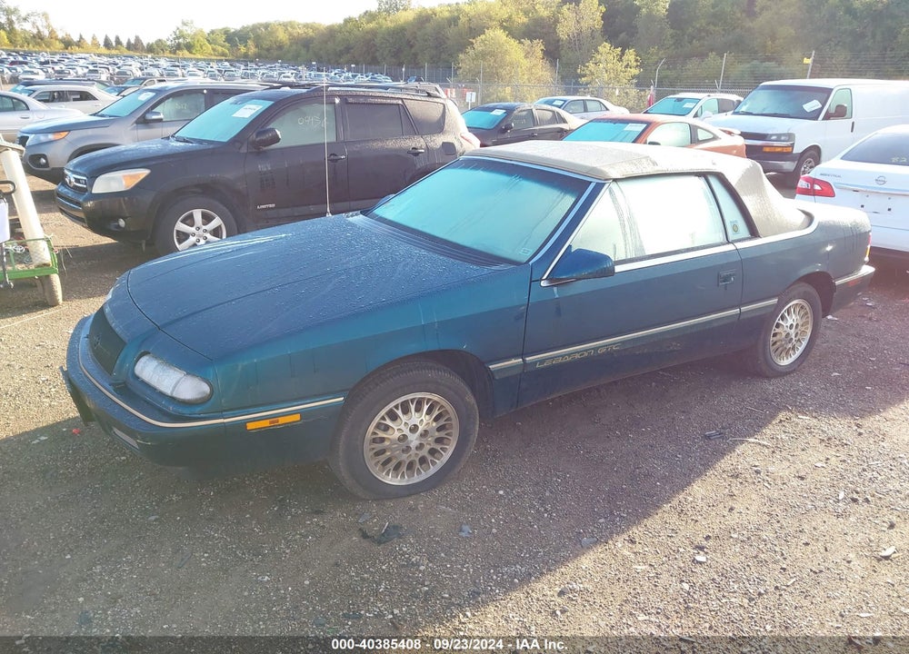 1995 CHRYSLER LEBARON GTC VIN: 1C3EU4534SF526852