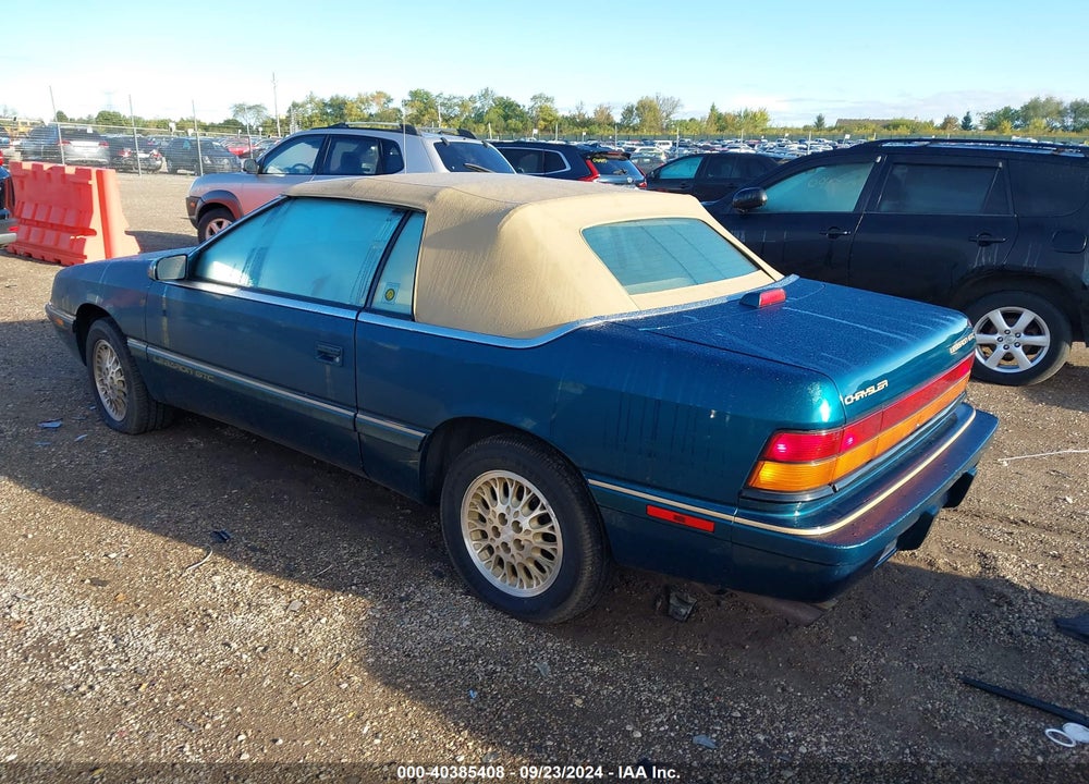 1995 CHRYSLER LEBARON GTC VIN: 1C3EU4534SF526852