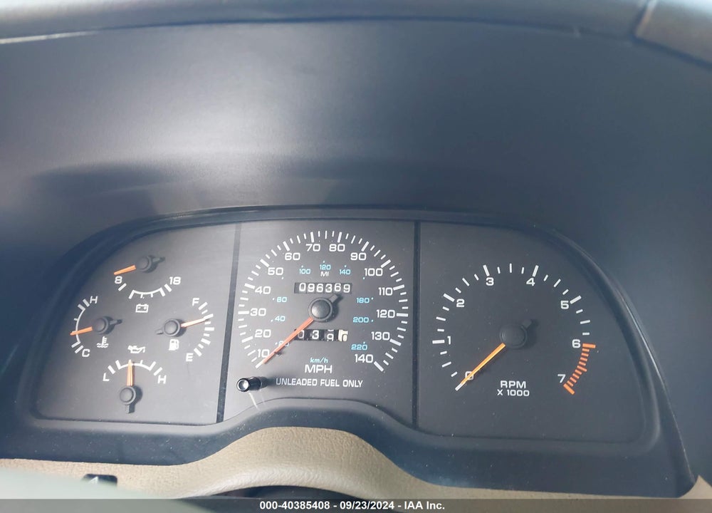 1995 CHRYSLER LEBARON GTC VIN: 1C3EU4534SF526852
