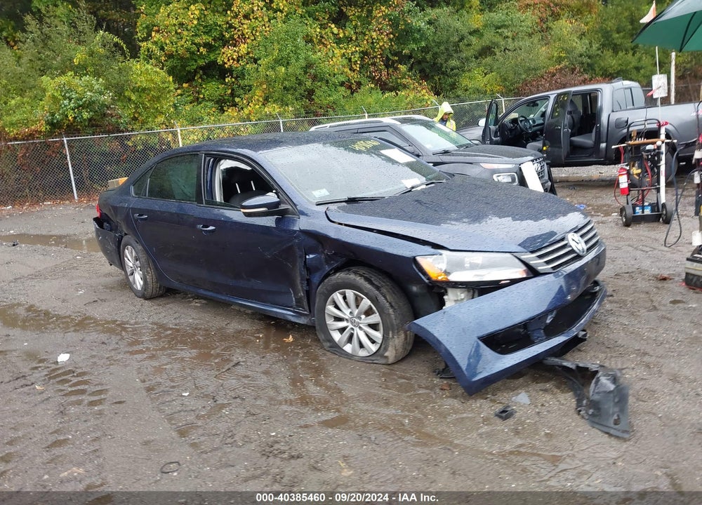 2013 VOLKSWAGEN PASSAT 2.5L S VIN: 1VWAP7A33DC132284