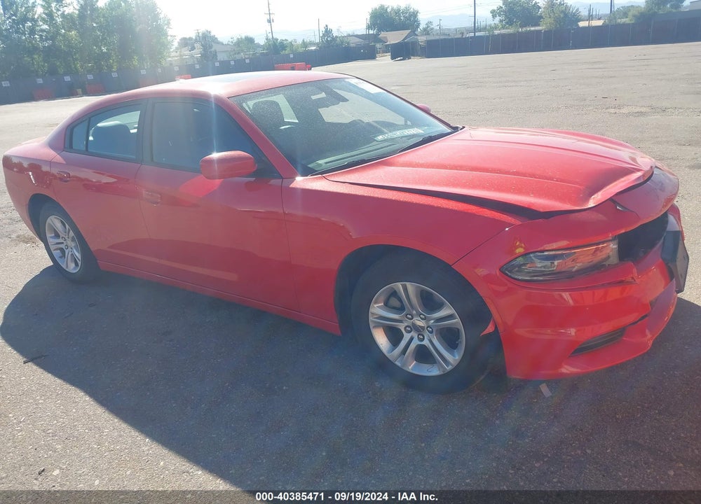 2022 DODGE CHARGER SXT RWD VIN: 2C3CDXBG2NH208196