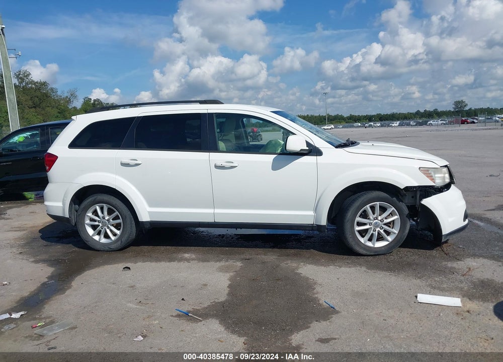 2016 DODGE JOURNEY SXT VIN: 3C4PDCBG7GT126481