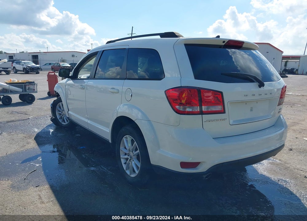 2016 DODGE JOURNEY SXT VIN: 3C4PDCBG7GT126481