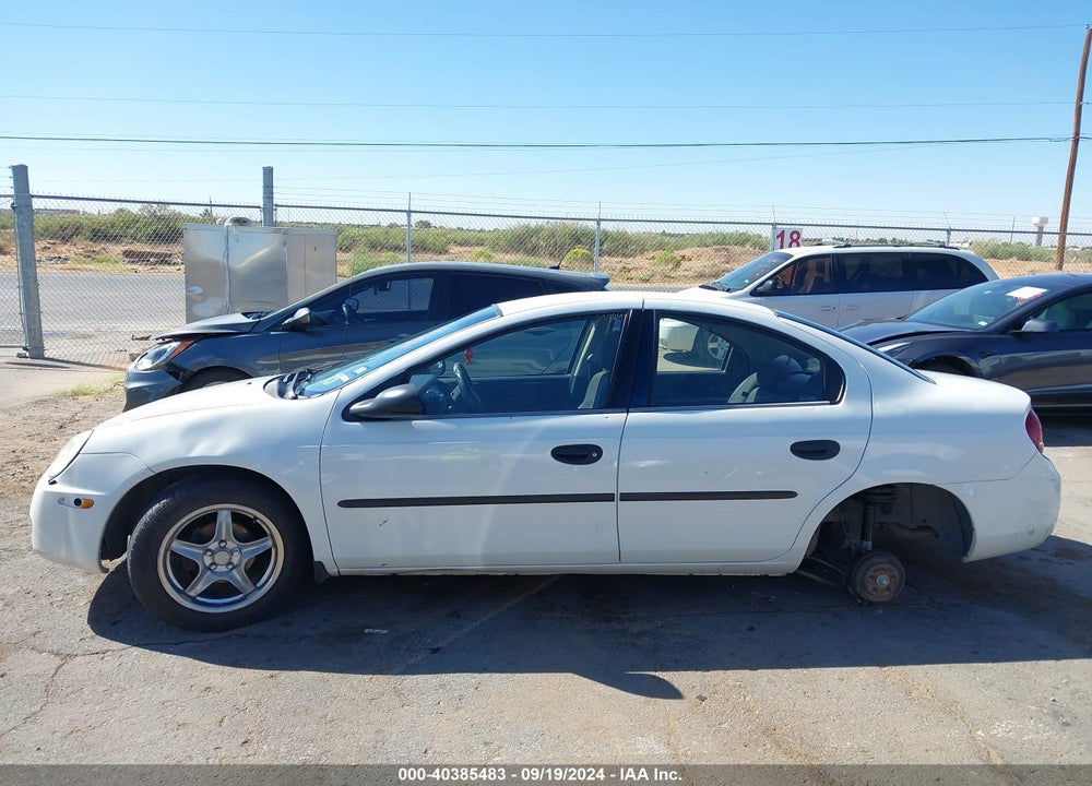 2005 DODGE NEON SE VIN: 1B3ES26C45D111813