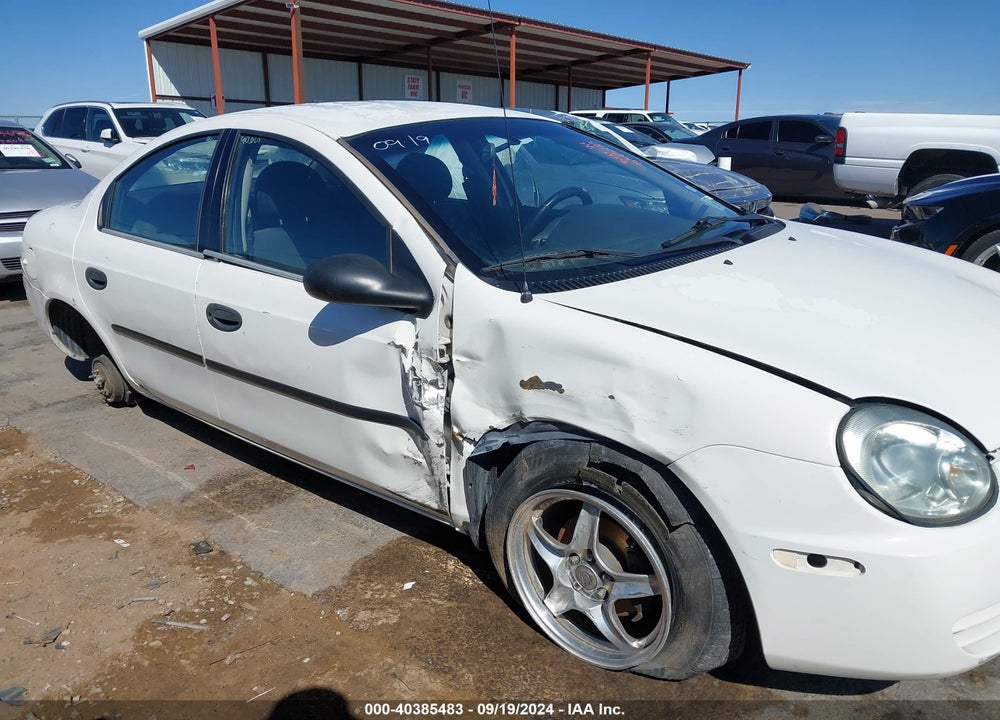 2005 DODGE NEON SE VIN: 1B3ES26C45D111813