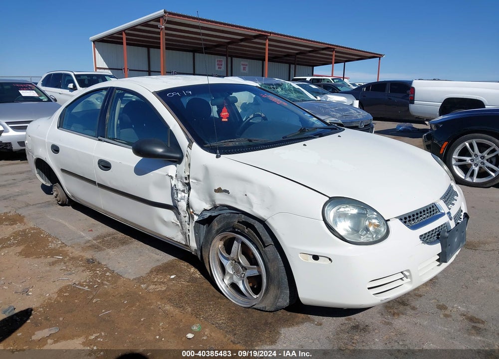 2005 DODGE NEON SE VIN: 1B3ES26C45D111813