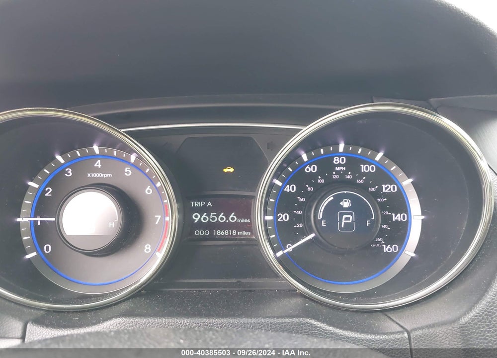 2011 HYUNDAI SONATA SE VIN: 5NPEC4ACXBH290749