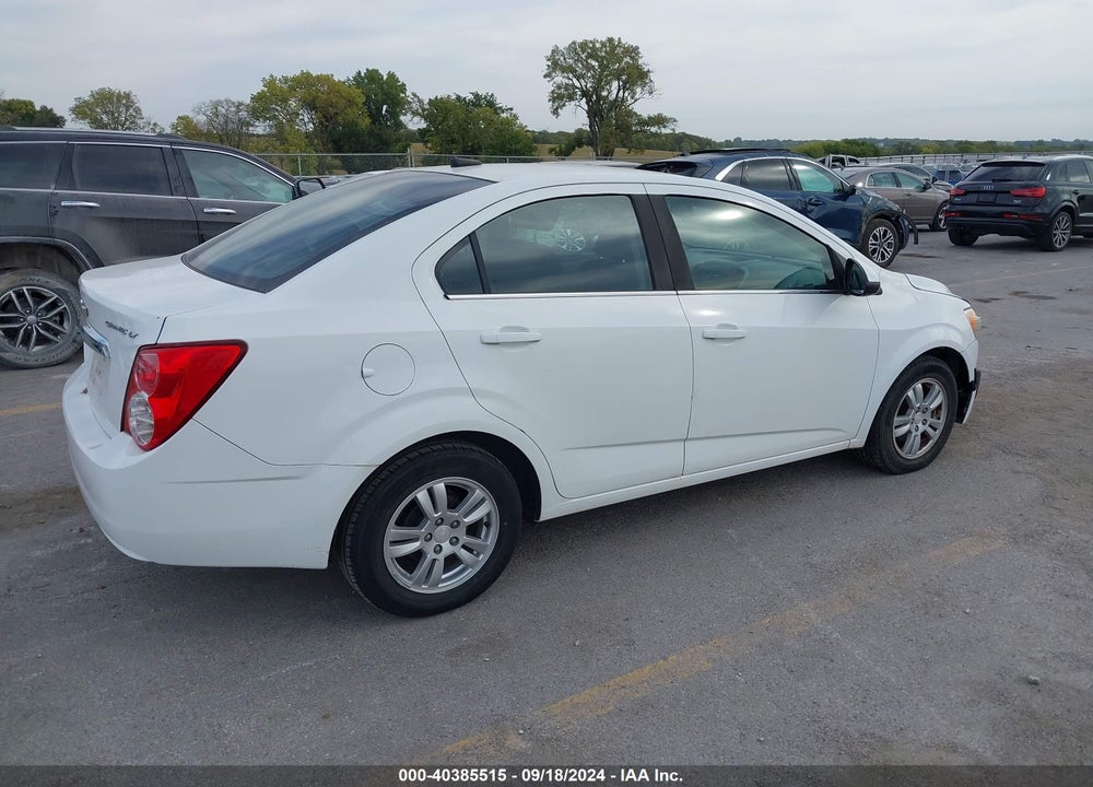2013 CHEVROLET SONIC LT AUTO VIN: 1G1JC5SH9D4125176