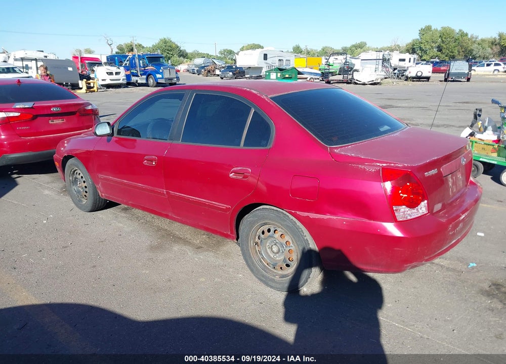 2004 HYUNDAI ELANTRA GLS/GT VIN: KMHDN46D74U786765