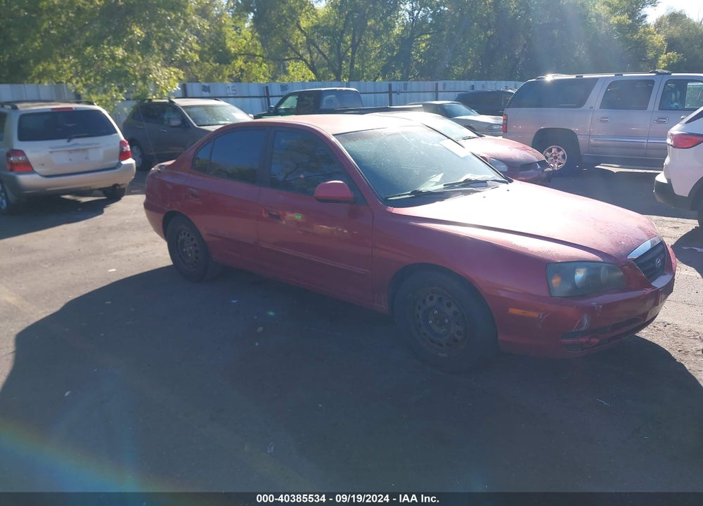 2004 HYUNDAI ELANTRA GLS/GT VIN: KMHDN46D74U786765