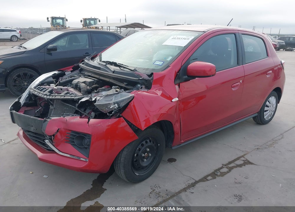 2021 MITSUBISHI MIRAGE CARBONITE EDITION/ES/LE VIN: ML32AUHJ4MH007716