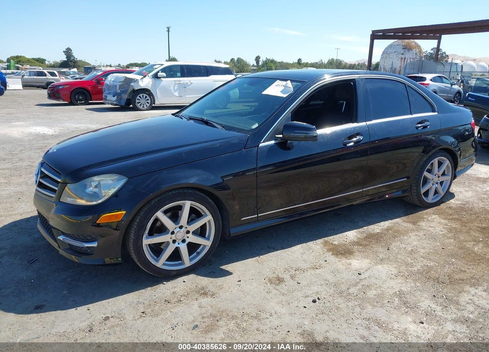 2014 MERCEDES-BENZ C 250 LUXURY/SPORT VIN: WDDGF4HB6EA953376