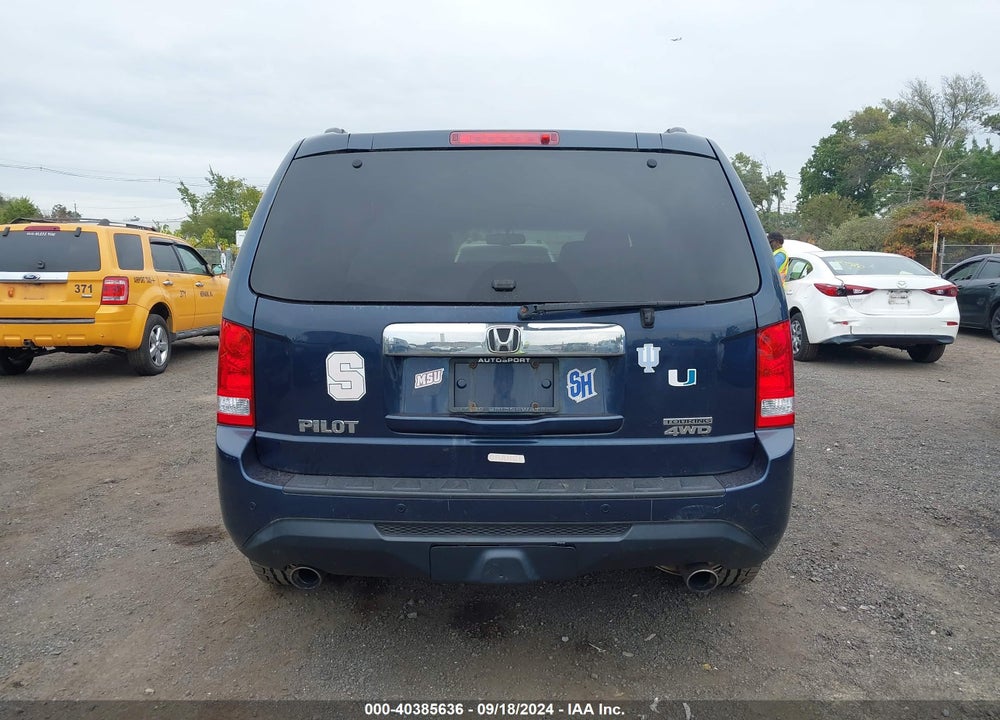 2012 HONDA PILOT TOURING VIN: 5FNYF4H94CB020852