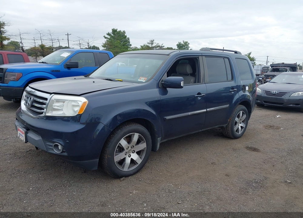 2012 HONDA PILOT TOURING VIN: 5FNYF4H94CB020852