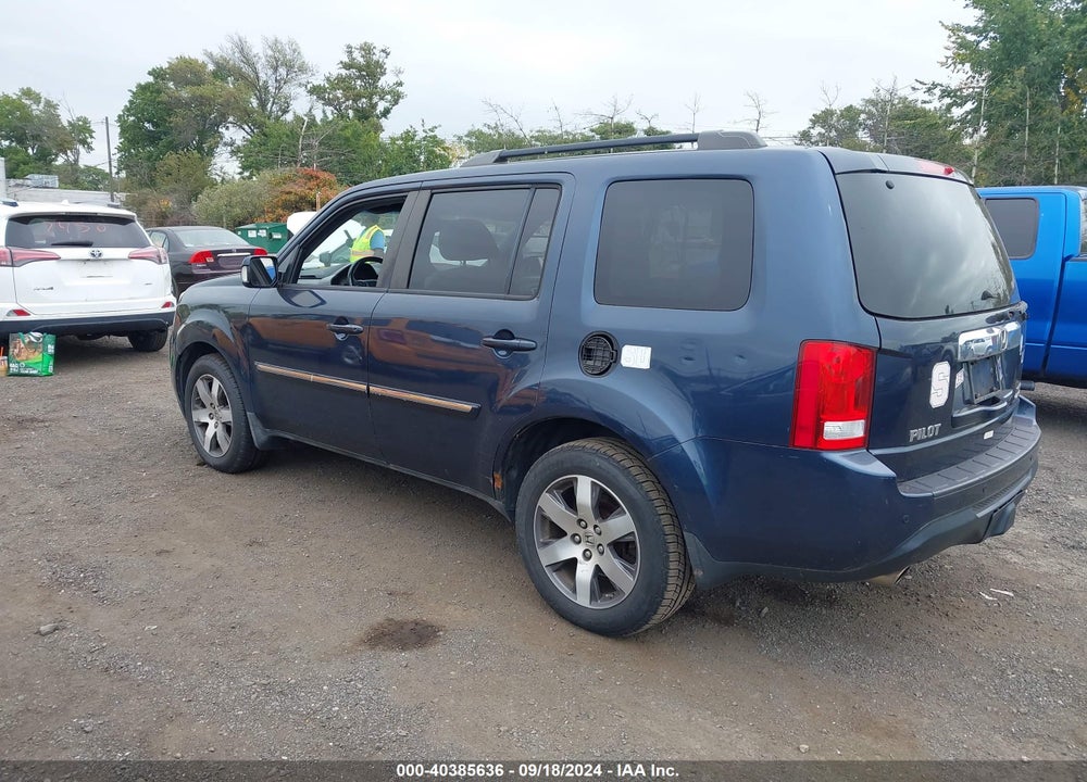 2012 HONDA PILOT TOURING VIN: 5FNYF4H94CB020852