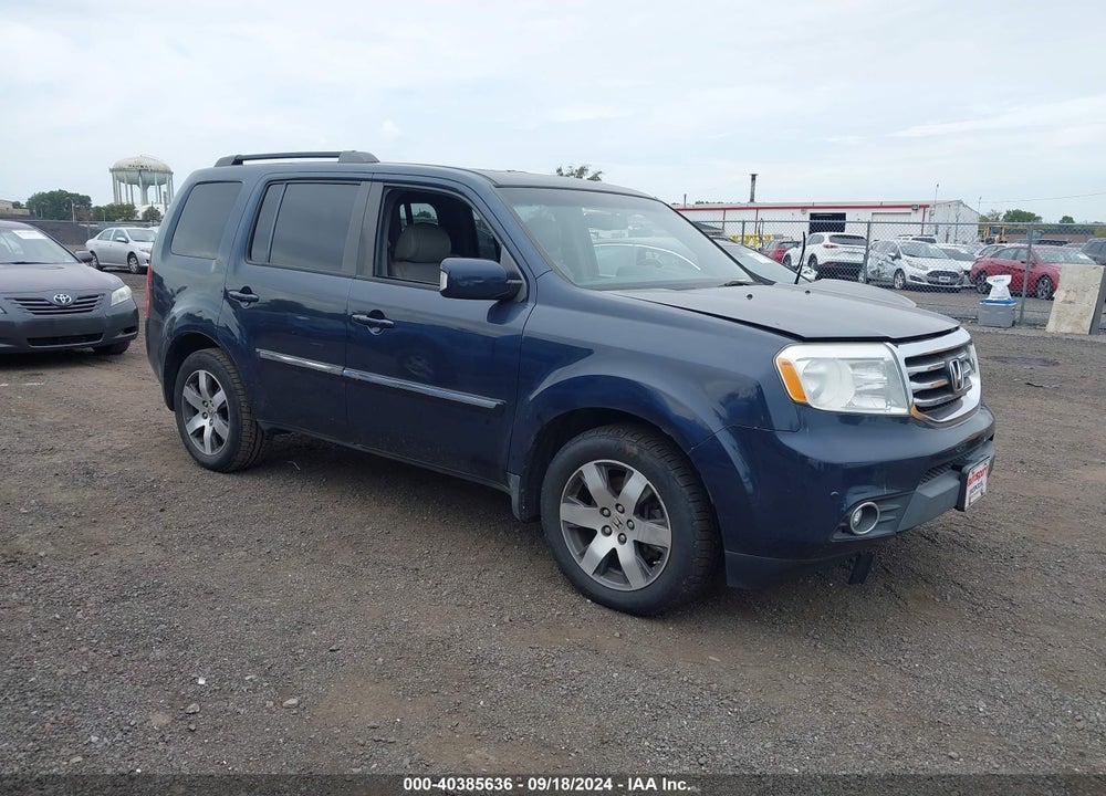 2012 HONDA PILOT TOURING VIN: 5FNYF4H94CB020852