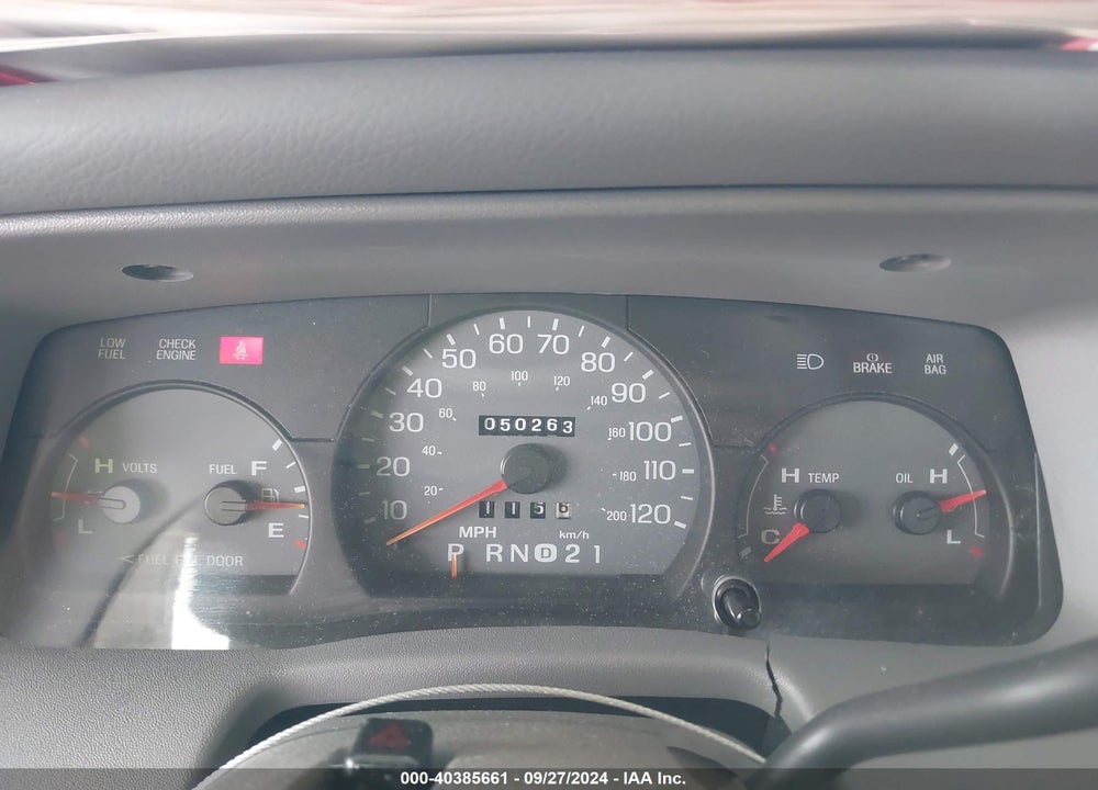 2001 MERCURY GRAND MARQUIS GS VIN: 2MEFM74W01X673118