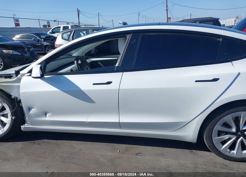 2022 TESLA MODEL 3 VIN: 5YJ3E1EA3NF357641