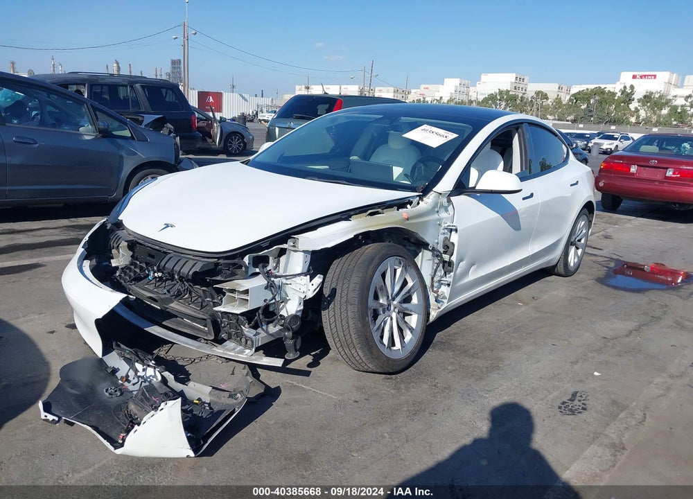2022 TESLA MODEL 3 VIN: 5YJ3E1EA3NF357641
