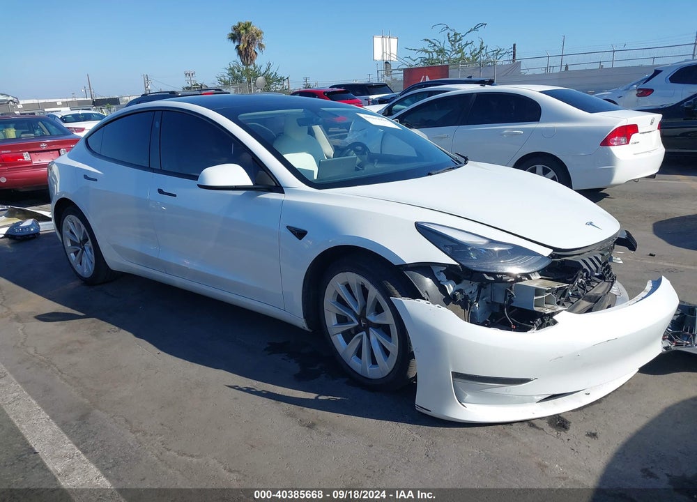 2022 TESLA MODEL 3 VIN: 5YJ3E1EA3NF357641