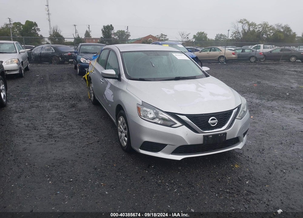 2016 NISSAN SENTRA S VIN: 3N1AB7AP1GY328033