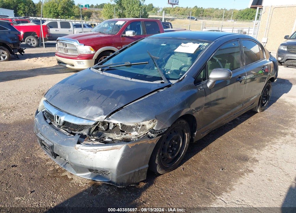 2009 HONDA CIVIC LX VIN: 2HGFA16549H306838