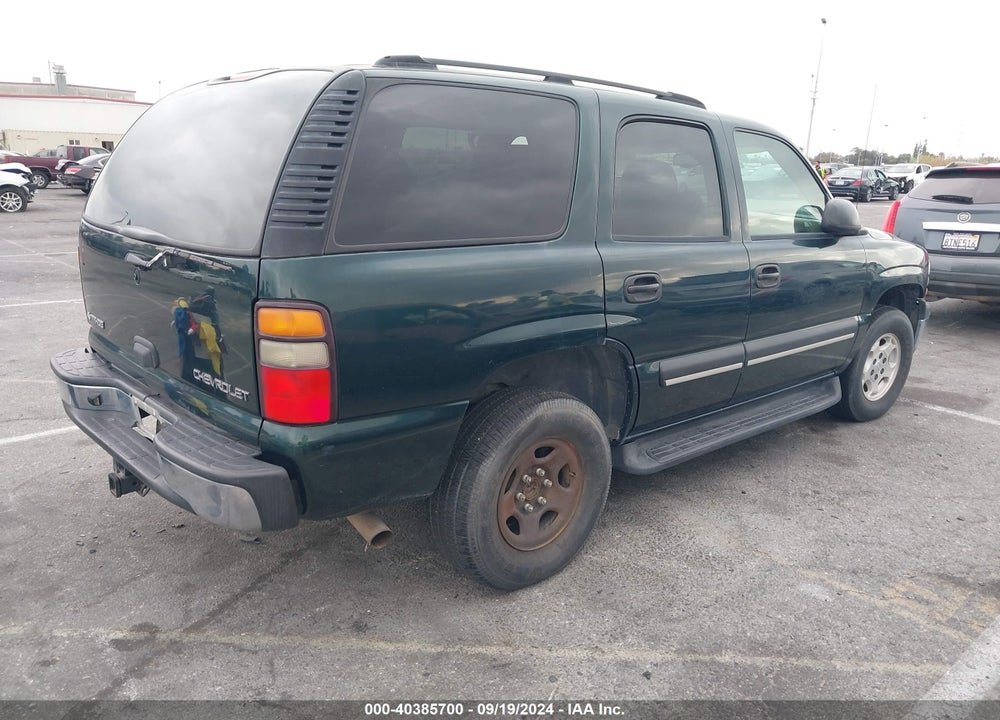 2004 CHEVROLET TAHOE LS VIN: 1GNEK13Z74J103617