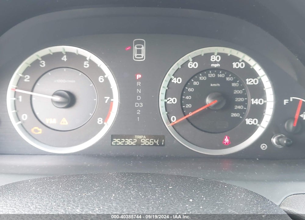 2009 HONDA ACCORD 2.4 EX-L VIN: 1HGCP268X9A005653