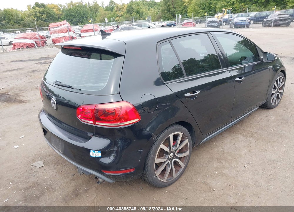 2010 VOLKSWAGEN GTI 4-DOOR VIN: WVWGD7AJ6AW375571