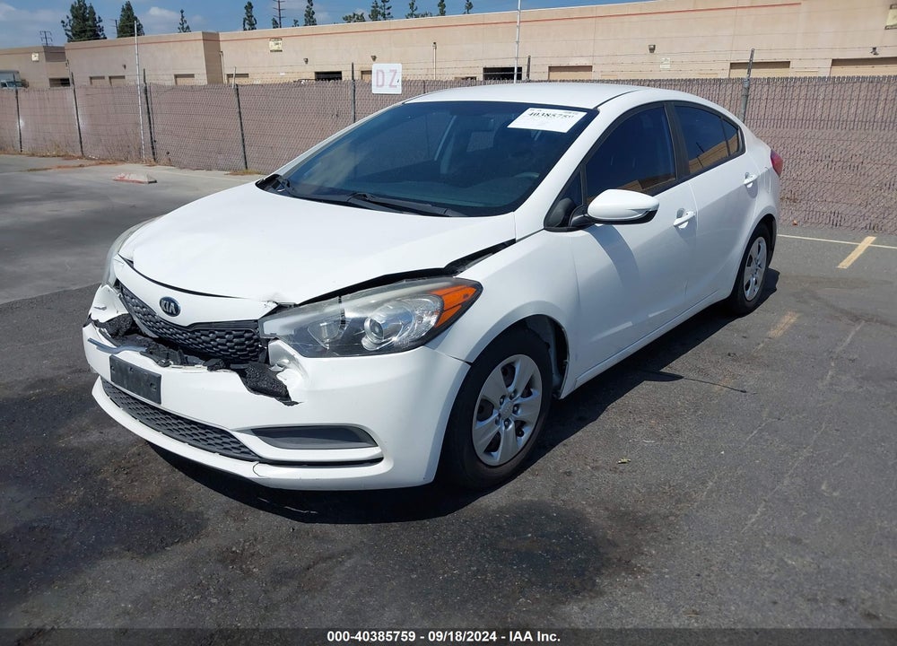 2016 KIA FORTE LX VIN: KNAFK4A69G5618183