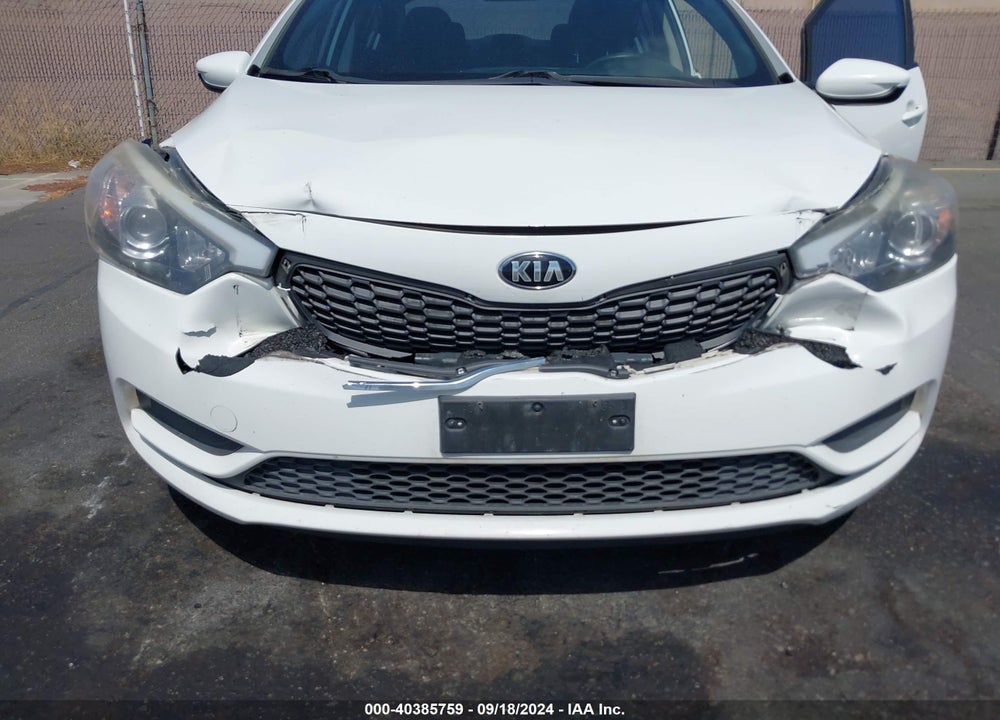 2016 KIA FORTE LX VIN: KNAFK4A69G5618183