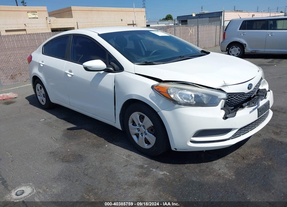 2016 KIA FORTE LX VIN: KNAFK4A69G5618183