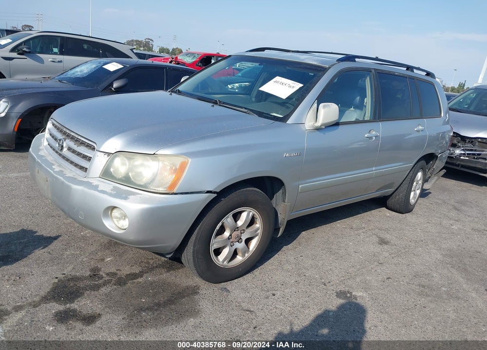 2001 TOYOTA HIGHLANDER V6 VIN: JTEGF21A410006090