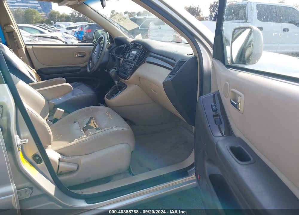 2001 TOYOTA HIGHLANDER V6 VIN: JTEGF21A410006090
