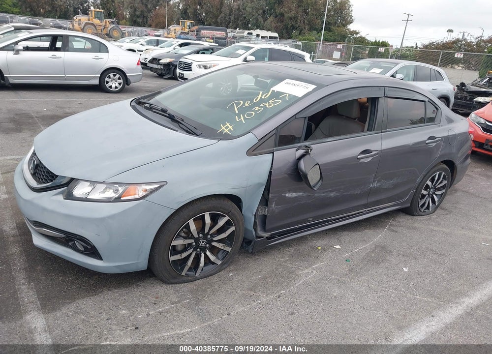 2014 HONDA CIVIC EX-L VIN: 19XFB2F95EE255148