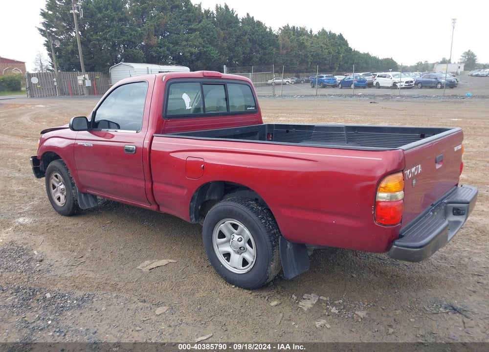 2004 TOYOTA TACOMA VIN: 5TENL42N94Z355171