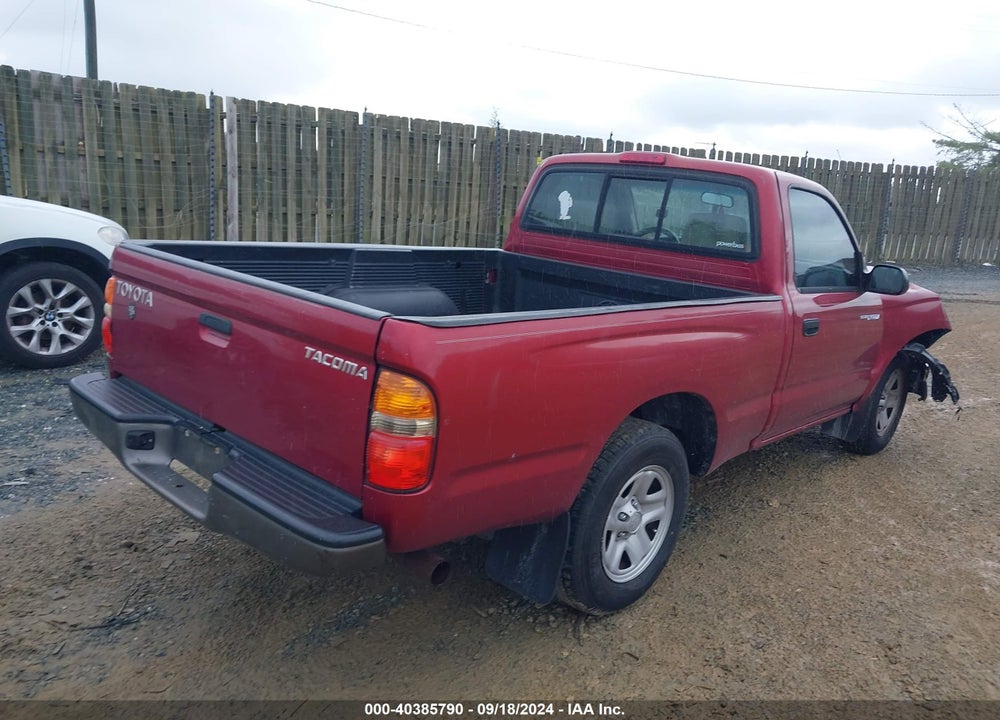 2004 TOYOTA TACOMA VIN: 5TENL42N94Z355171